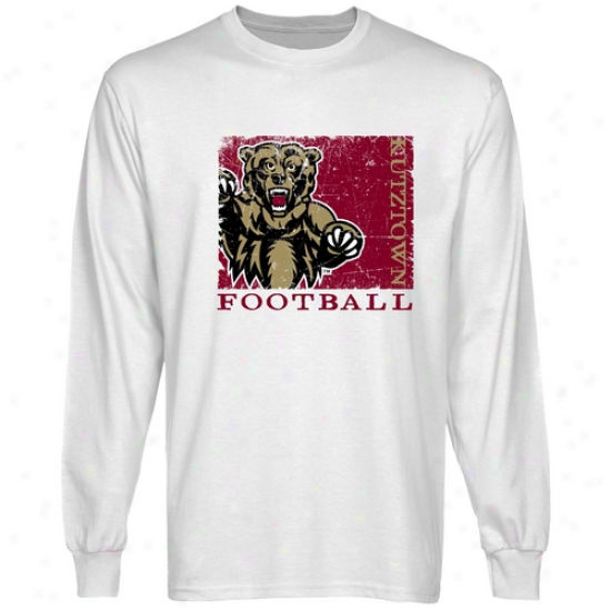 Kutztown Golden Bears White Spoet Stamp Long Sleeve T-shirt