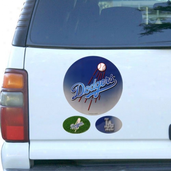 L.a. Dodgers 3-pack Magnet Set