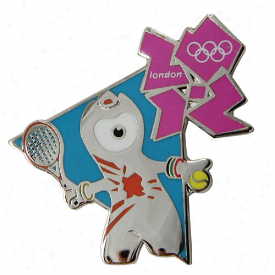 London 2012 Olympics Mascot Tennis Pin