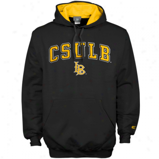 Long Beach State 49ers Black Automatic Hoody Sweatshirt