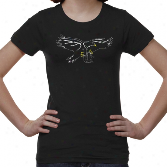 Long Island Blackbirds Youth Distressed Primary T-shirt - Black -