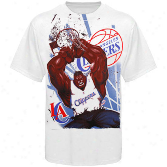 Los Angeles Clippers Youth Maarvel Character T-shirt - White