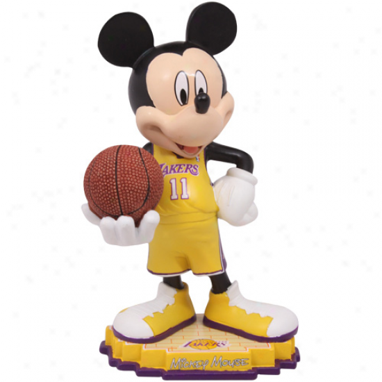 Los Angeles Lakers 8'' Mickey Mouse Figurine