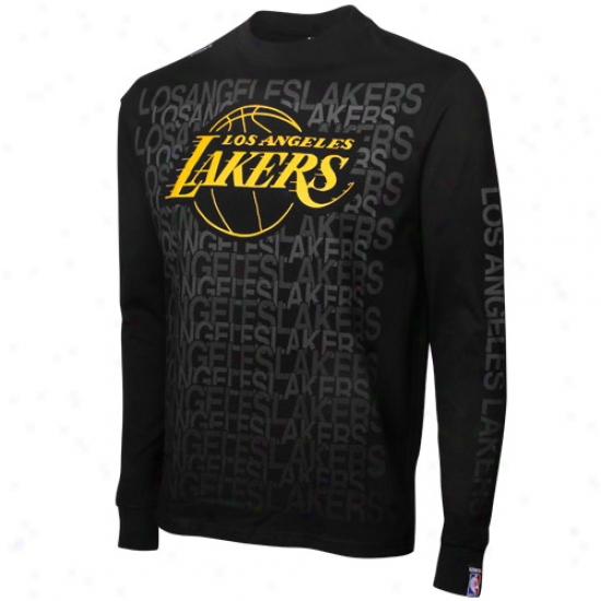 Los Angeles Lakers Great Game Long Sleeve T-shirt - Black