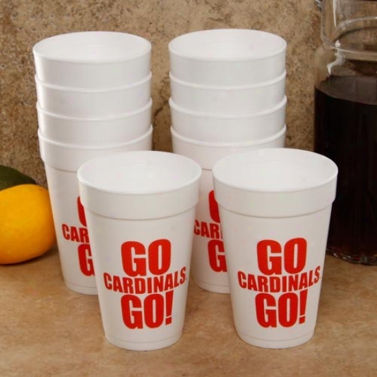 Louisville Cardinals 10-pack 16oz. Team Slogan Foam Cups