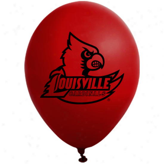 Louisville Cardinals Rex 10-pack 11'' Round Late xParty Balloons