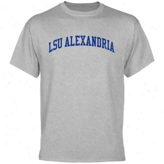 Lsu Alexandria Generals Basic Arch T-shirt - Ash