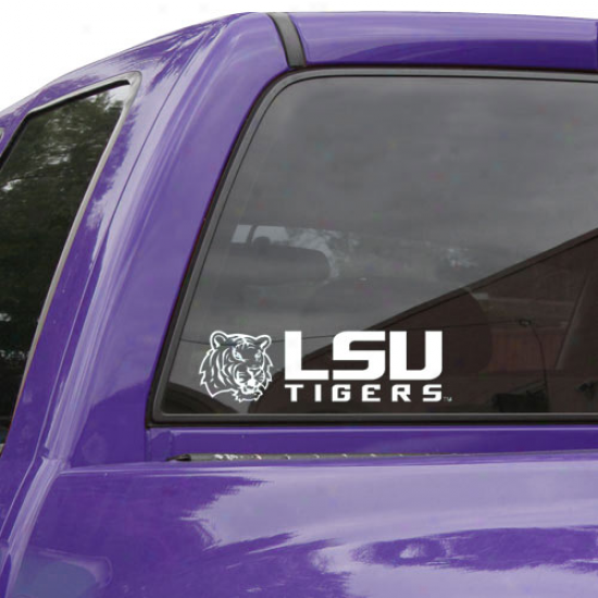 Lsu Tigers 4'' X 17'' Die Cut Decal