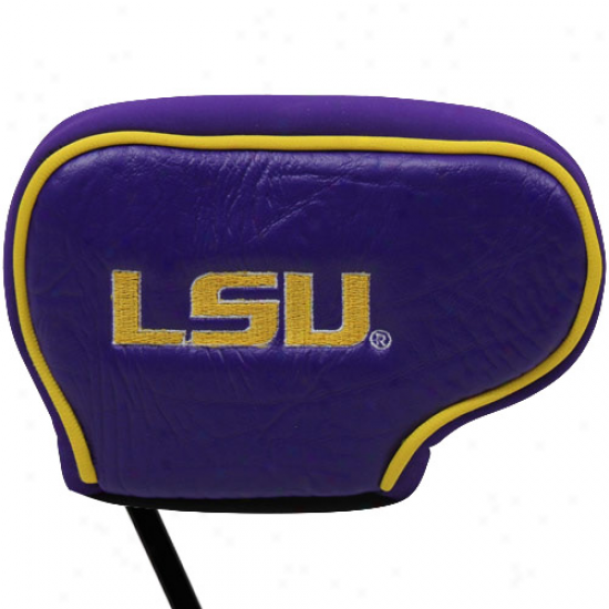 Lsu Tigers Purple Blade Putter Cover