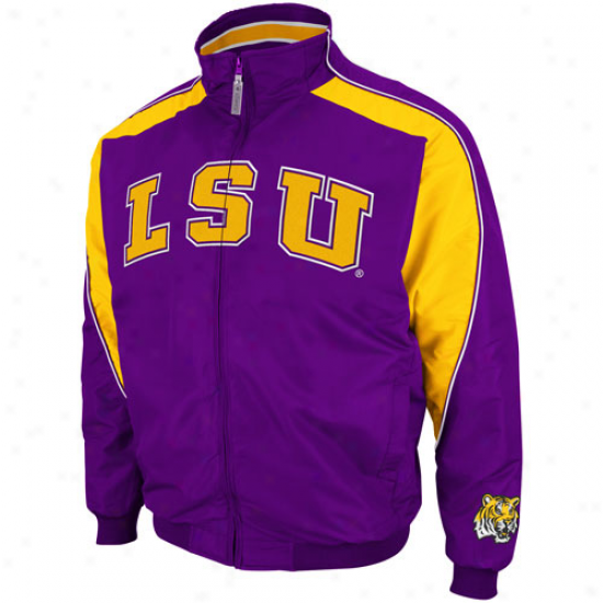 Lsu Tigers Purple Element Full Zip Jacket
