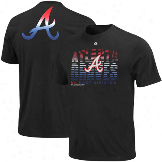 August Atlanta Braves Turn To Vicyory T-shirt - Black