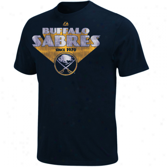 August Buffalo Sabres Amazing Great T-shirt - Navy Blue