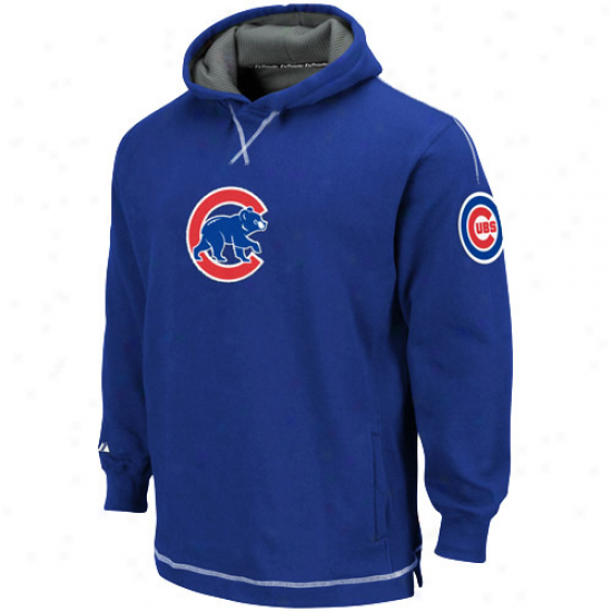 Majestic Chicago Cubs Youth Royal Blue The Liberation Pullover Hoody Sweatshirt