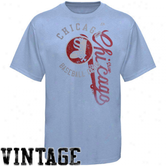 Majestic Chicago White Sox Robust Rookie Vintage T-shirt - Light Blue