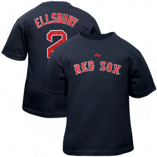 Splendid Jacoby Ellsbury Boston Red Sox #2 Toddler Player T-shirt - Navy Blue