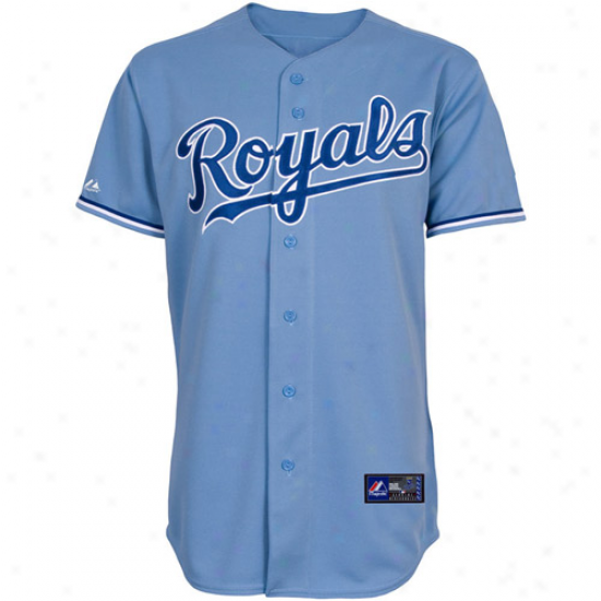 Majestic Kansas City Royals Youth Replica Jersey - Light Blue