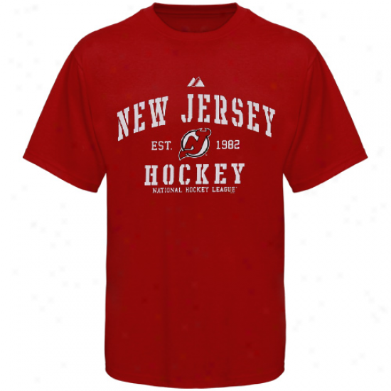 Majestic New Jersey Devils Red Ice Classic T-shirt