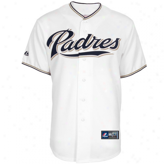 Majestic San Diego Padres Youth Replica Jersey - White