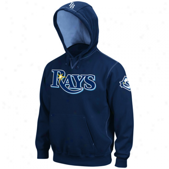 Majestic Tampa Bay Rays Navy Blue Golden Child Pullover Hoody Sweathirt