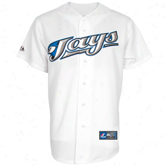 Majestic Toronto Blue Jays Youth Replica Jersey - White