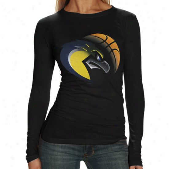 Marquette Golden Eagles Ladies Black Blackout Long Sleeve T-shirt