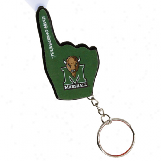 Marshall Thundring Herd Number One Fan Flashpiggt Keychain