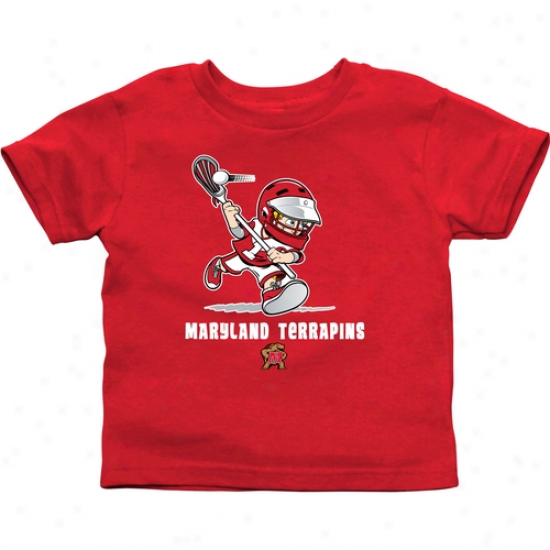 Maryland Terrapins Infant Boys Lacrosse T-shirt - Red