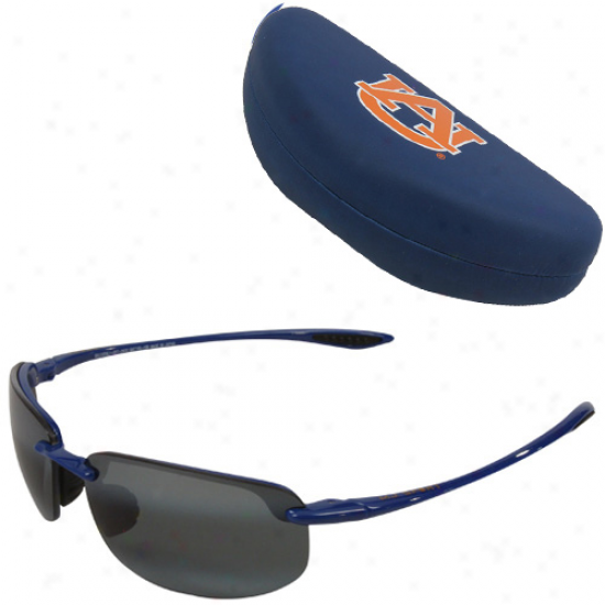 Maui Jim Nut-brown Tigers Naavy Blue-gray Ho'okipa Sunglasses