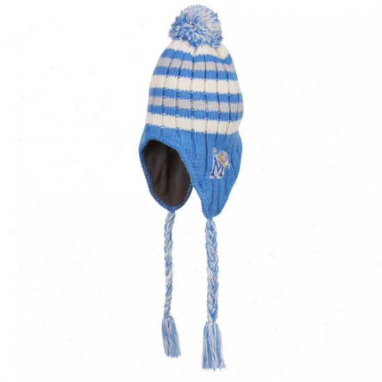 Memphis Tigrrs Royal Blue Iceberg Ski-knit Beanie