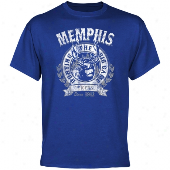 Memphis Tigers The Big Game T-shirt - Royal Blue