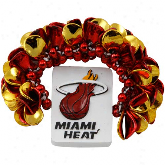 Miami Heat Game Day Beads Bracelet