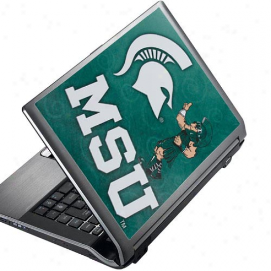 Michigan State pSartans 8'' X 10'' Peel & Stick Laptop Art