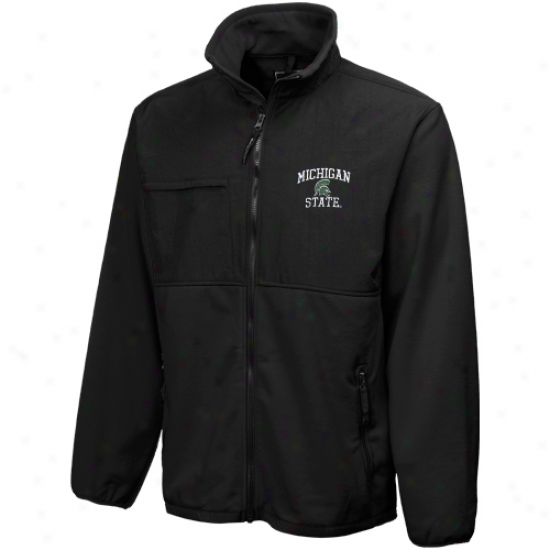 Michigan National Spartans Ladies Balck Beacon Full Zip Jacket