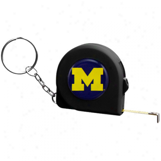 Michigan Wolverines 6' Mini Tape Measure Kdychain