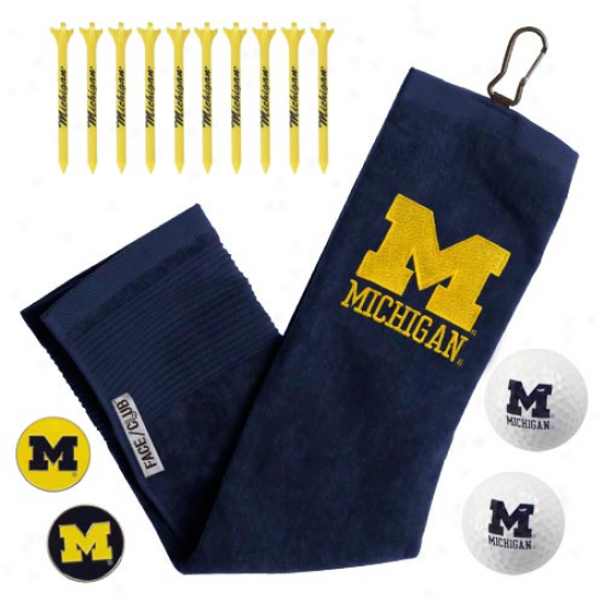 Michigan Wolverines Golf Gift Set