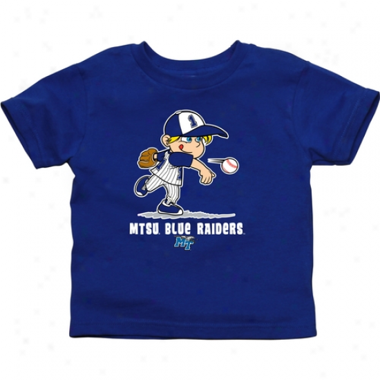 Middle Tennessee State Blue Raiders Infant Boys Baseball T-shirrt - Royal Blue