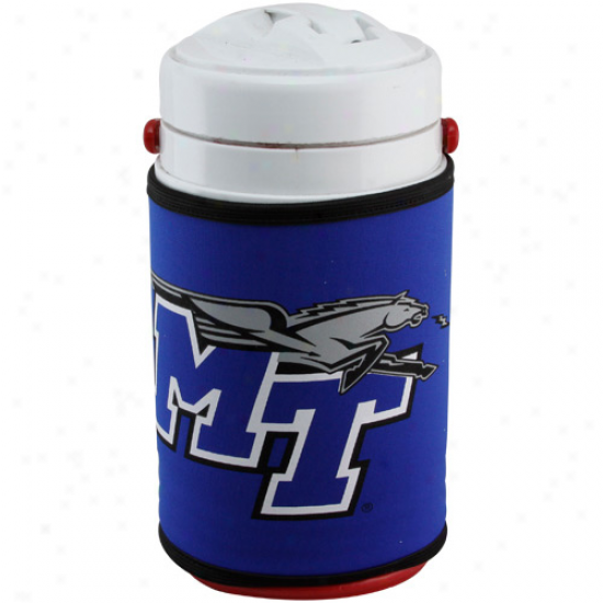 Middle Tennessee State Blue Raiders Royal Blue Half Gallon Team Logo Cooler Coolie