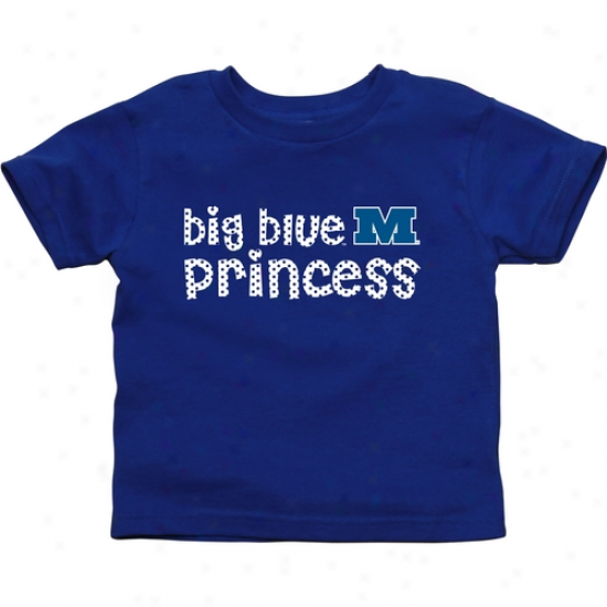 Millikin Big Blue Infant Princess T-shirt - Royal Blue