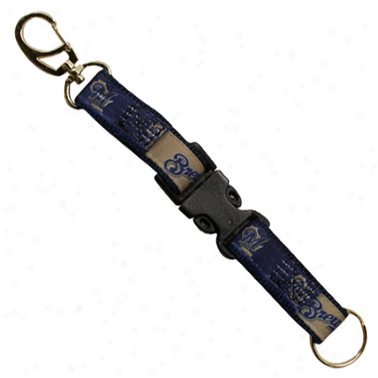 Milwaukee Brewers 2-piece Detachable Swivel Keychain