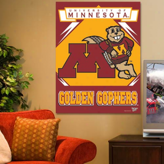 Minnesota Golden Gophers 27'' X 37'' Vertical Banner Flag