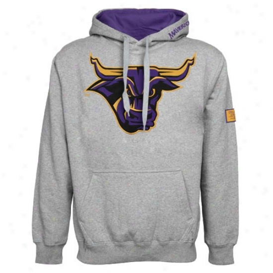 Minnesota State Mavericks Ash Automatic Hoody Sweatshirt