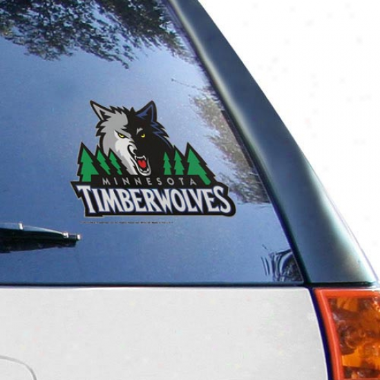 Minnesota Timberwolves 8'' X 8'' Team Logo Die-cut Decal