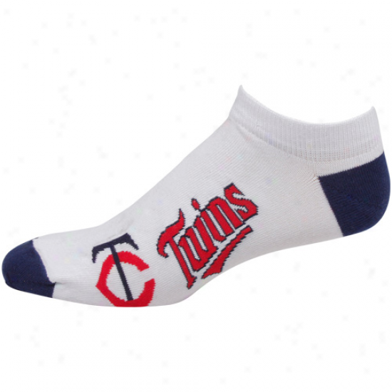 Minnesota Twinss Twam Logo Ankle Socks - White