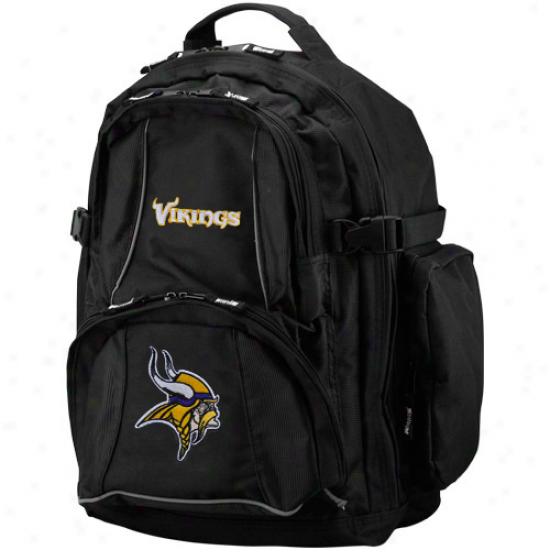 Minnesota Vikings Black Trooper Backpack