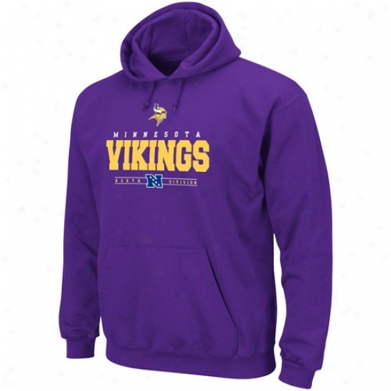 Minnesota Vikings Purple Critical Victory Iv Hoody Sweatshirt