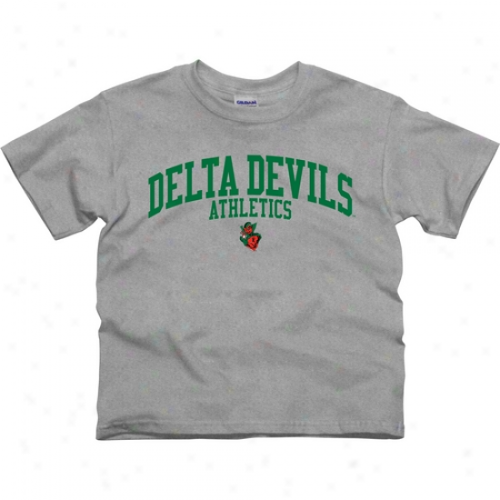 Mississippi Valley State Delta Devis Youth Athletics T-shirt - Ash