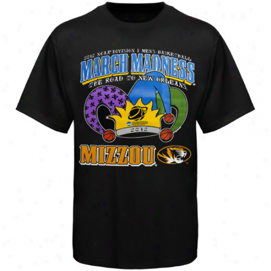 Missouri Tigers 2012 Road To March Madness T-shirt - Black