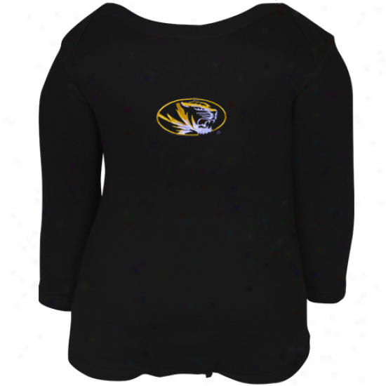 Missouri Tigers Infant Black Big Bambino Long Sleeve Creeper