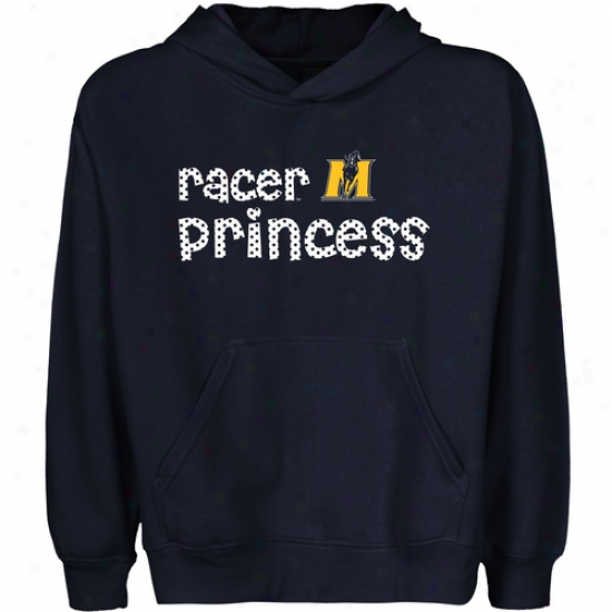 Murray State Racers Youth Princess Pullover Hoodie - Navy Blue