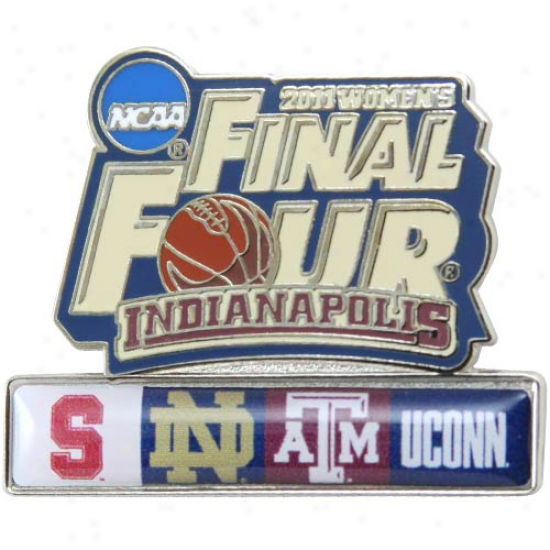 Ncaa 2011 Women's Basketball Tournament Final Four Logo Pin